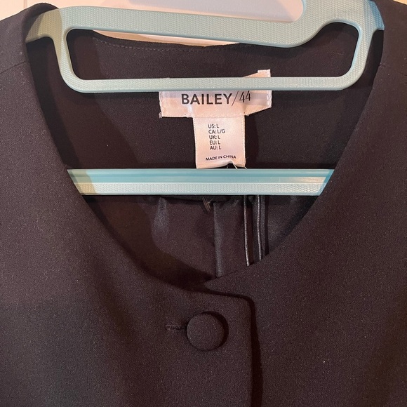 NWT Bailey 44 Black Button-Up Vest Wmns Large - Picture 5 of 16
